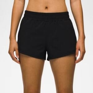 Prana Railay Short Women's XS Black 3" Inseam Standard Fit Mid Rise Lightweight